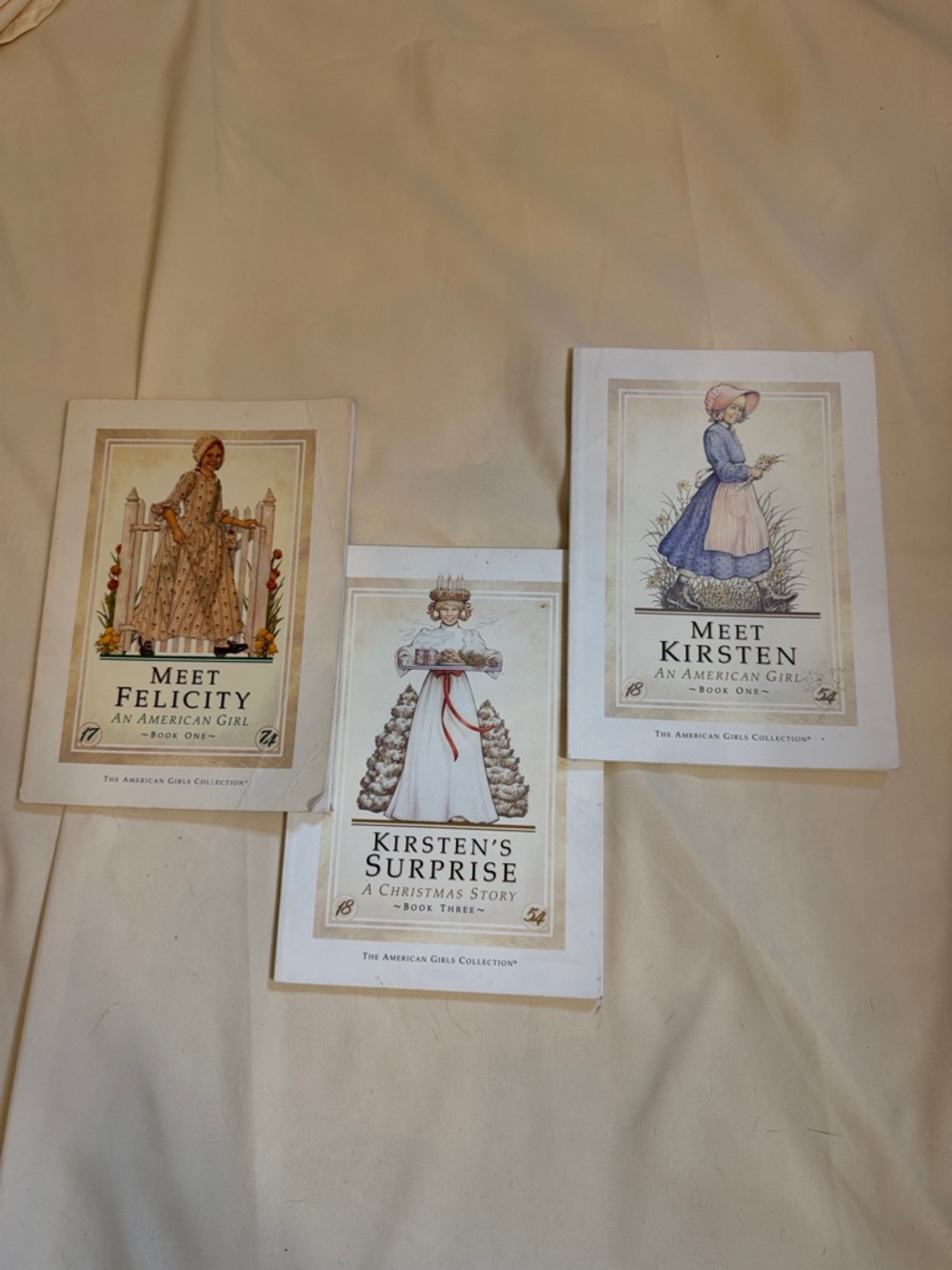 American Girl Meet Kirsten & Felicity Book Set - White Covers